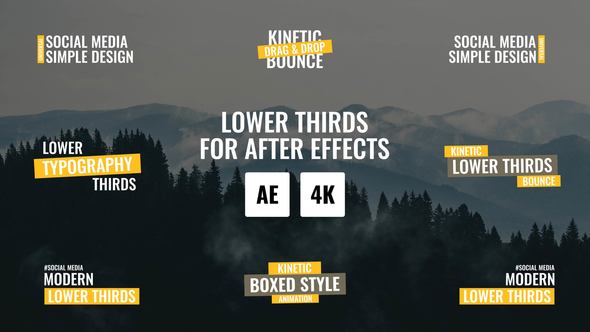 Videohive Lower Thirds 4.0 | After Effects Titles template preview