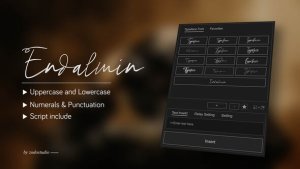 Videohive Animated Typeface - Endalmin Titles template preview