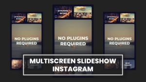 Videohive Multiscreen Instagram Slideshow Openers template preview