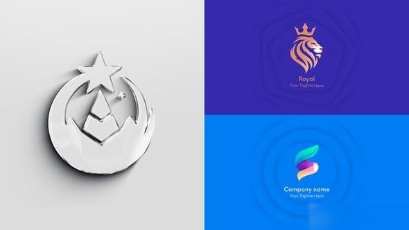 Videohive Minimal Clean Logo Reveal Logo Stings template preview