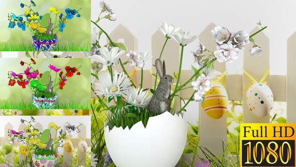 Videohive Easter Egg Mockup Easter template preview
