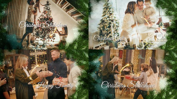 Videohive Christmas Slideshow 41859849 Broadcast-packages template preview