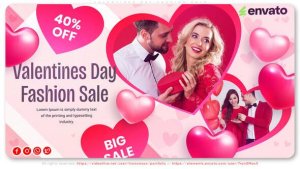 Videohive Valentines Day Fashion Sale Openers template preview