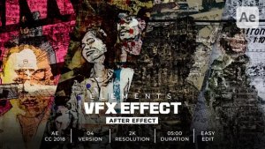 Paper Grunge Effect Elements template preview