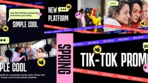 Videohive TikTok Promo After Effects Product Promo template preview