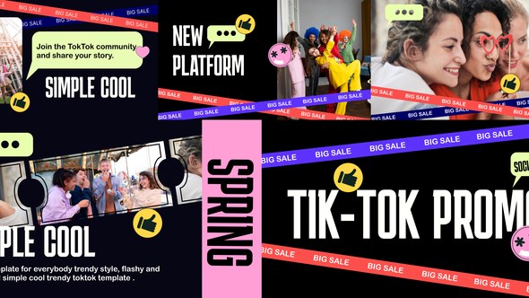 Videohive TikTok Promo After Effects Product Promo template preview