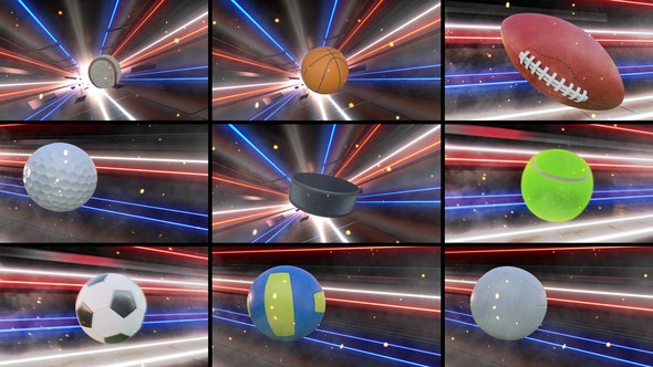 Videohive Sports Titles Logo Stings template preview