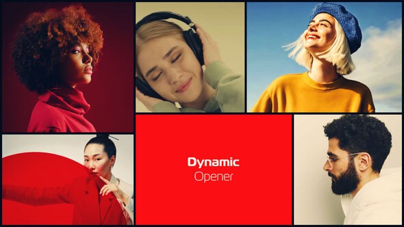Videohive Smooth Opener Multiscreen Grid Style Openers template preview