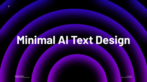Videohive Abstract AI-Intro  AE Titles template preview