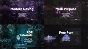 Videohive Modern & Clean Slides Video Displays template preview