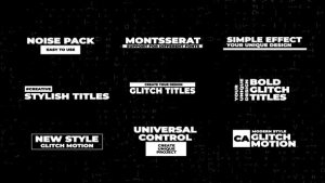 Videohive Glitch Titles | AE 43178202 Titles template preview