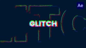 Videohive Glitch Text Intro Openers template preview