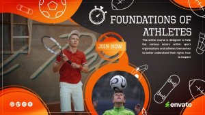 Videohive Sports Academy Slideshow Video Displays template preview