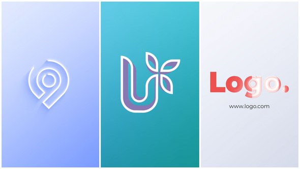 Videohive Simple Minimal Logo Reveal Logo Stings template preview