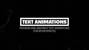 Videohive Text Animations 55160248 Titles template preview