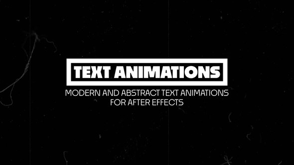 Videohive Text Animations 55160248 Titles template preview