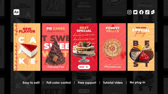 Videohive Cafe Instagram Reels 44160082 Product Promo template preview