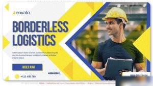 Videohive Borderless Logistics - Corporate Presentation Openers template preview