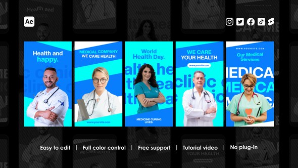Videohive Healthcare Instagram Reels Product Promo template preview