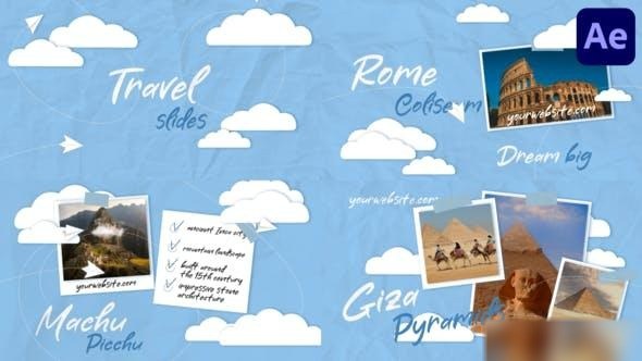 Videohive Travel Slides for After Effects Openers template preview