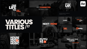 Videohive Various Titles 17 Titles template preview