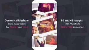 Videohive Instagram Slideshow For Stories And Reels Openers template preview
