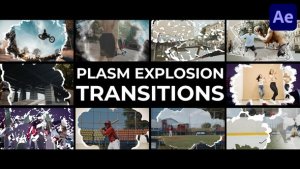 Videohive Plasm Explosion Transitions for After Effects Elements template preview