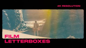 Film Letterbox Overlays Premiere Pro template preview