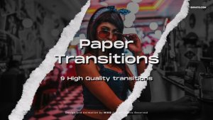 Videohive Paper transitions 53668828 Elements template preview