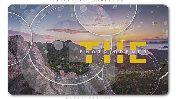 Videohive Universal Slideshow Photo Opener Openers template preview
