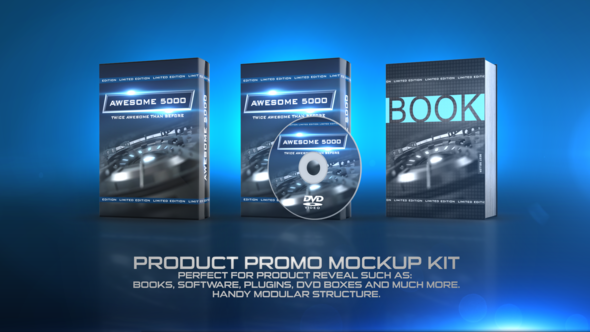 Product Promo Mockup KIT Video Displays template preview