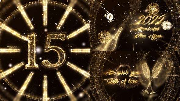 Videohive New Year Greetings 35387995 Openers template preview