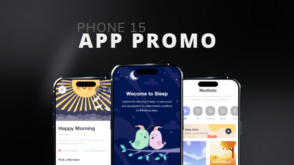 Videohive App Promo Phone 15 Pro 53409085 Product Promo template preview