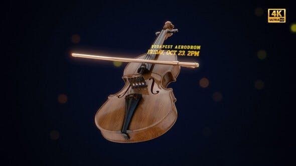 Videohive The Violin - Live Music / Memorial / Funeral Openers template preview
