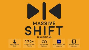 Videohive Massive Shift Transitions Elements template preview