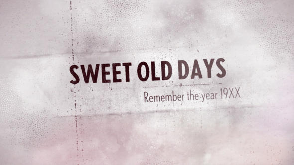 Videohive Sweet Old Days Video Displays template preview