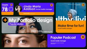 Videohive Modern Ticket Design Titles template preview