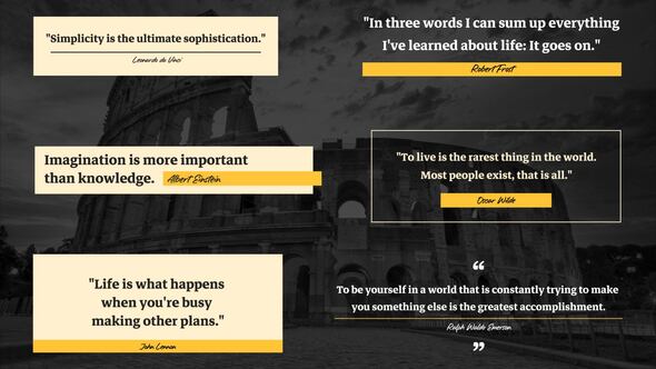 Videohive Quote Titles 52636794 Titles template preview