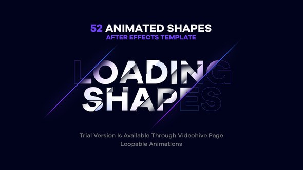 Videohive Loading Shapes Elements template preview