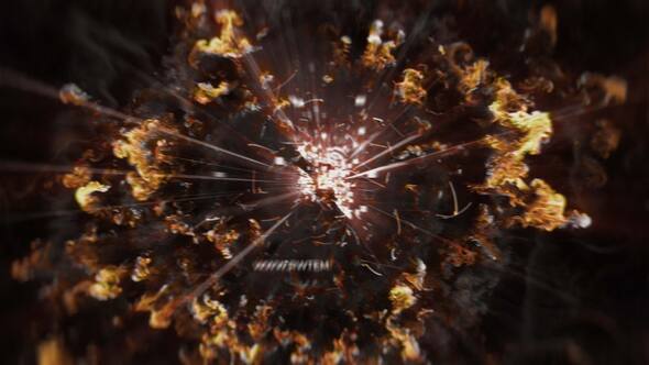 Videohive Fast Fire Logo Reveal Logo Stings template preview