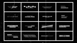 Videohive Glitch Lower Thirds 2.0 | After Effects Titles template preview