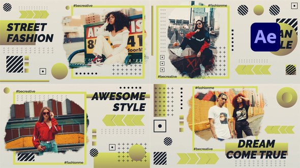 Videohive Fashion Riot Openers template preview