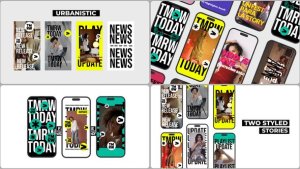 Videohive Modern Styled Instagram Stories Product Promo template preview