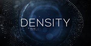 Density Titles Video Displays template preview