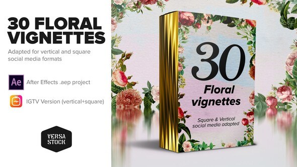 Videohive In Full Bloom - Floral Vignettes Titles template preview