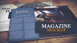 Videohive Magazine Mockup Product Promo template preview