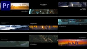 Simple Titles Opener Premiere Pro template preview