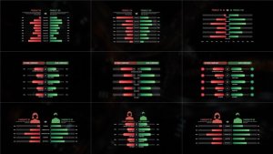 Videohive Comparison Chart Infographics template preview