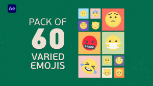 Videohive Emoji Pack Elements template preview