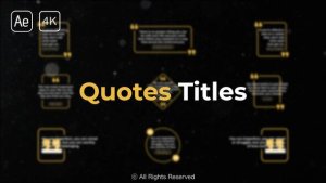 Videohive Quotes Titles 2.0 | After Effects 51127197 Titles template preview